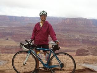Lisa in Moab.