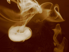 Moxibustion's down-side - it can produce a great deal of smoke!